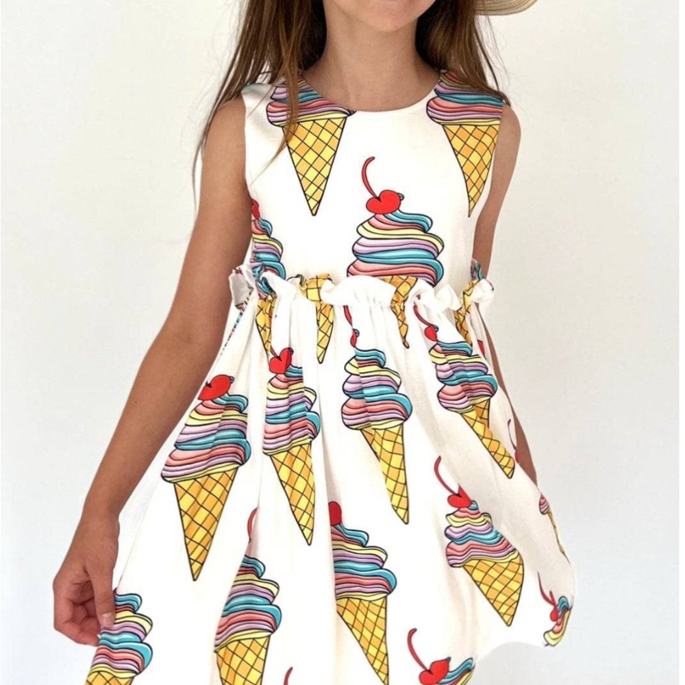 Ice Cream Dream Kids Dress by Lola + The Boys